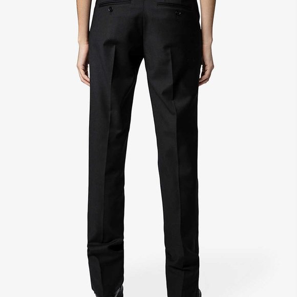 Zadig & Voltaire Prune Split Mid-Rise Woven Pants NEW WITH TAGS - Picture 3 of 10